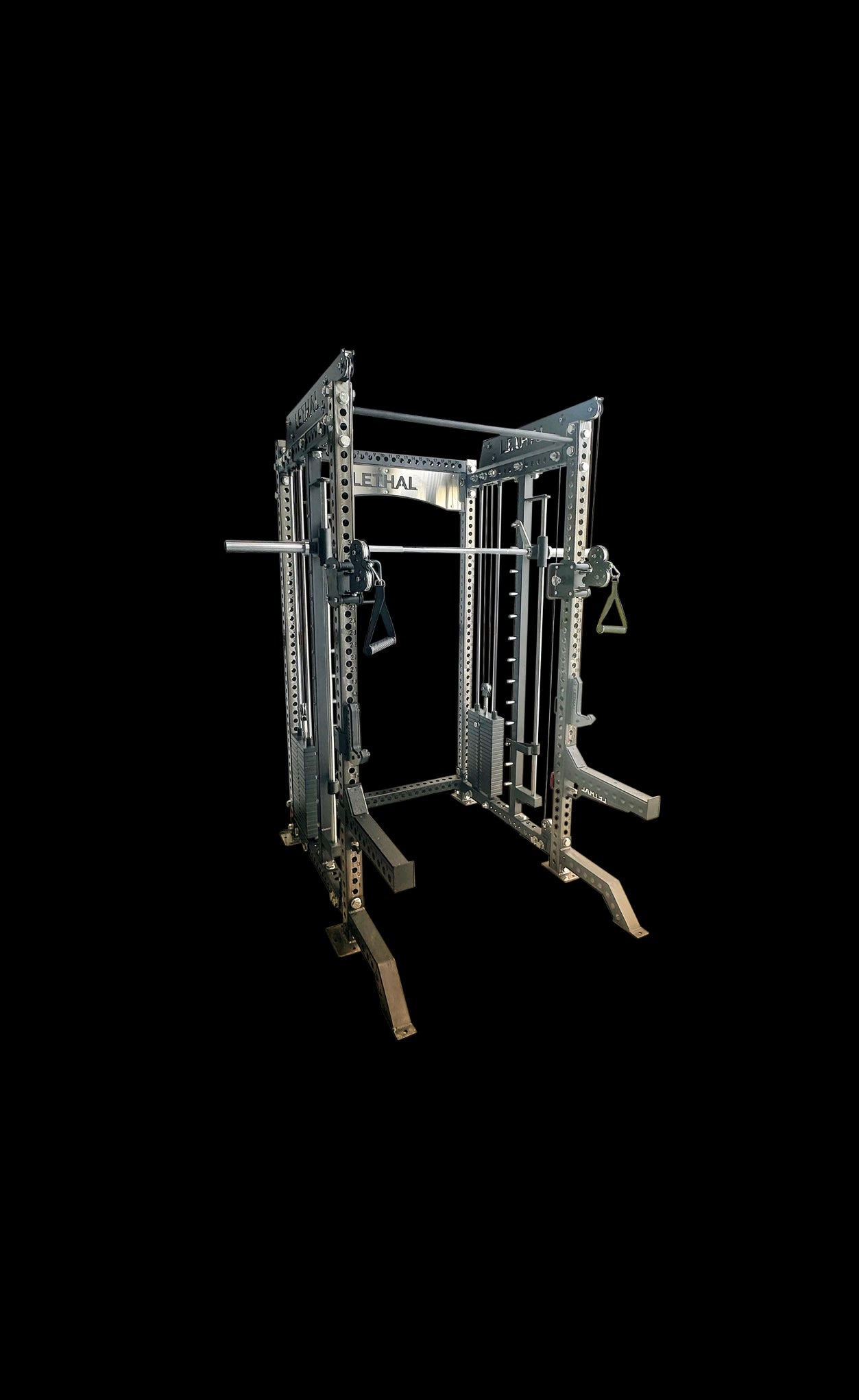 LETHAL-SFPR5-SMITH MACHINE FUNCTIONAL TRAINER ROWER RACK COMBO