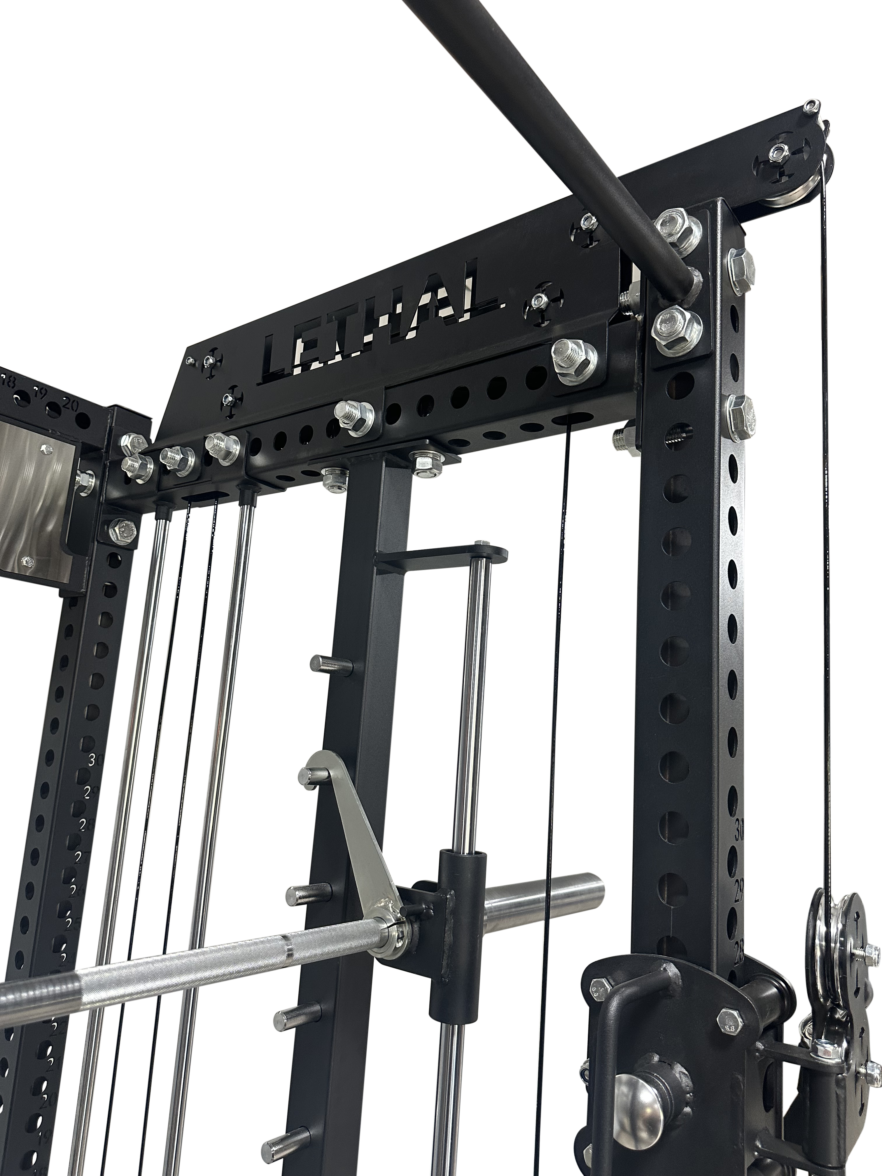 LETHAL-SFPR5-SMITH MACHINE FUNCTIONAL TRAINER ROWER RACK COMBO