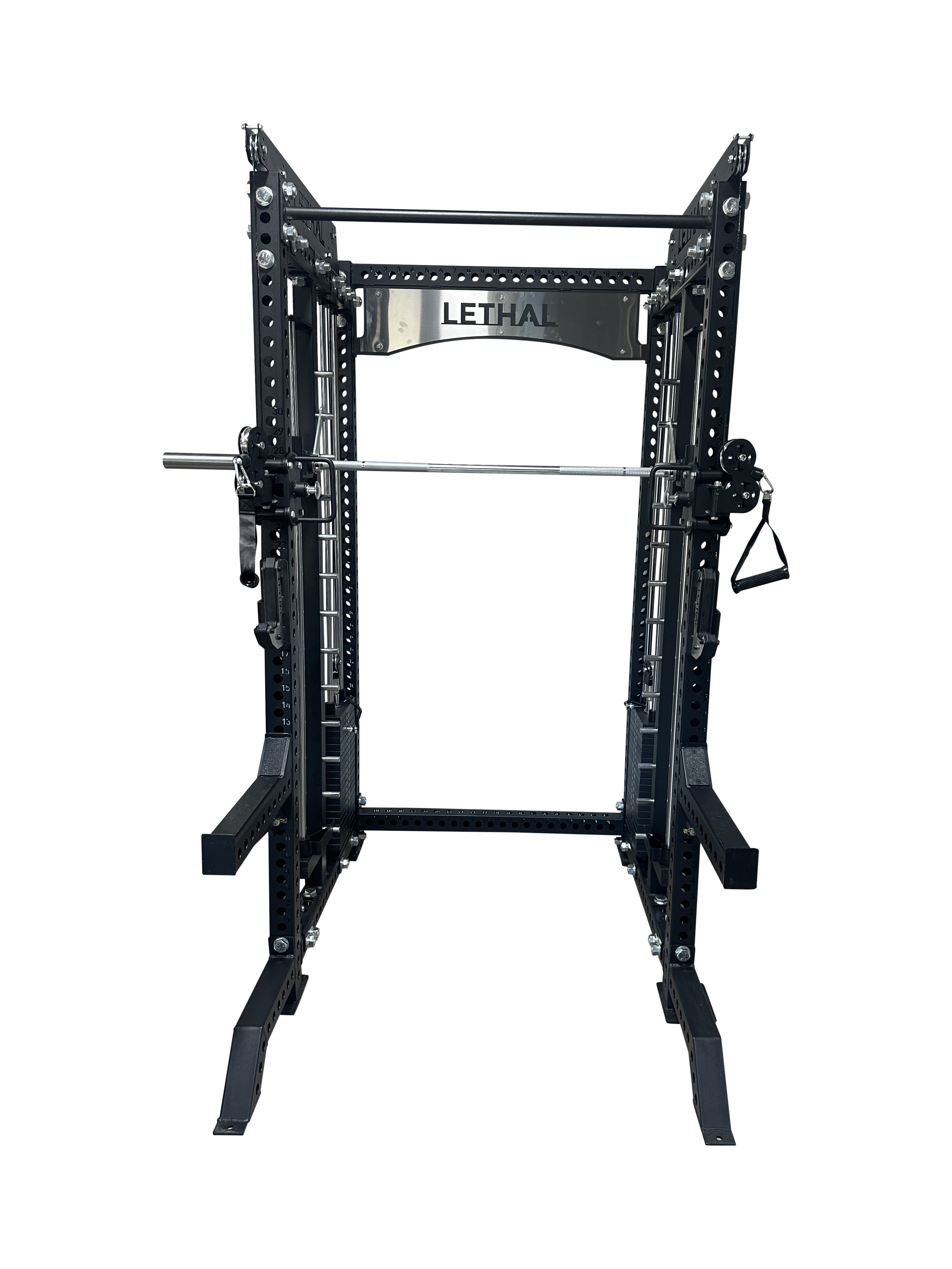 LETHAL-SFPR5-SMITH MACHINE FUNCTIONAL TRAINER ROWER RACK COMBO