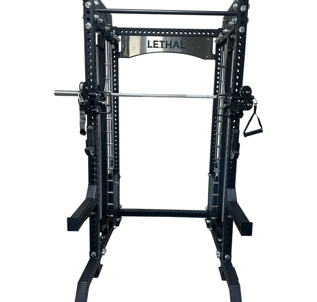 LETHAL-SFPR5-SMITH MACHINE FUNCTIONAL TRAINER ROWER RACK COMBO