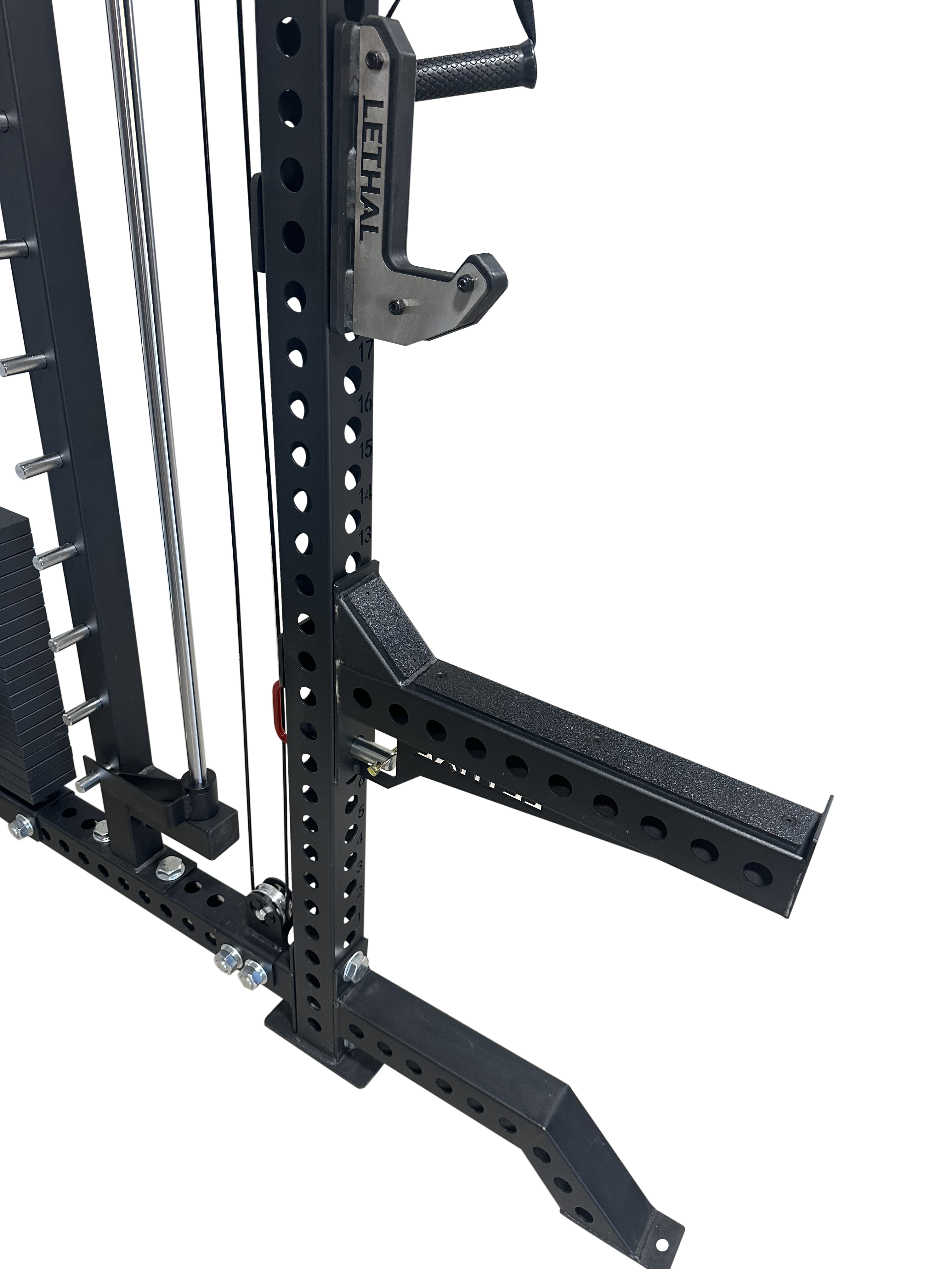 LETHAL-SFPR5-SMITH MACHINE FUNCTIONAL TRAINER ROWER RACK COMBO