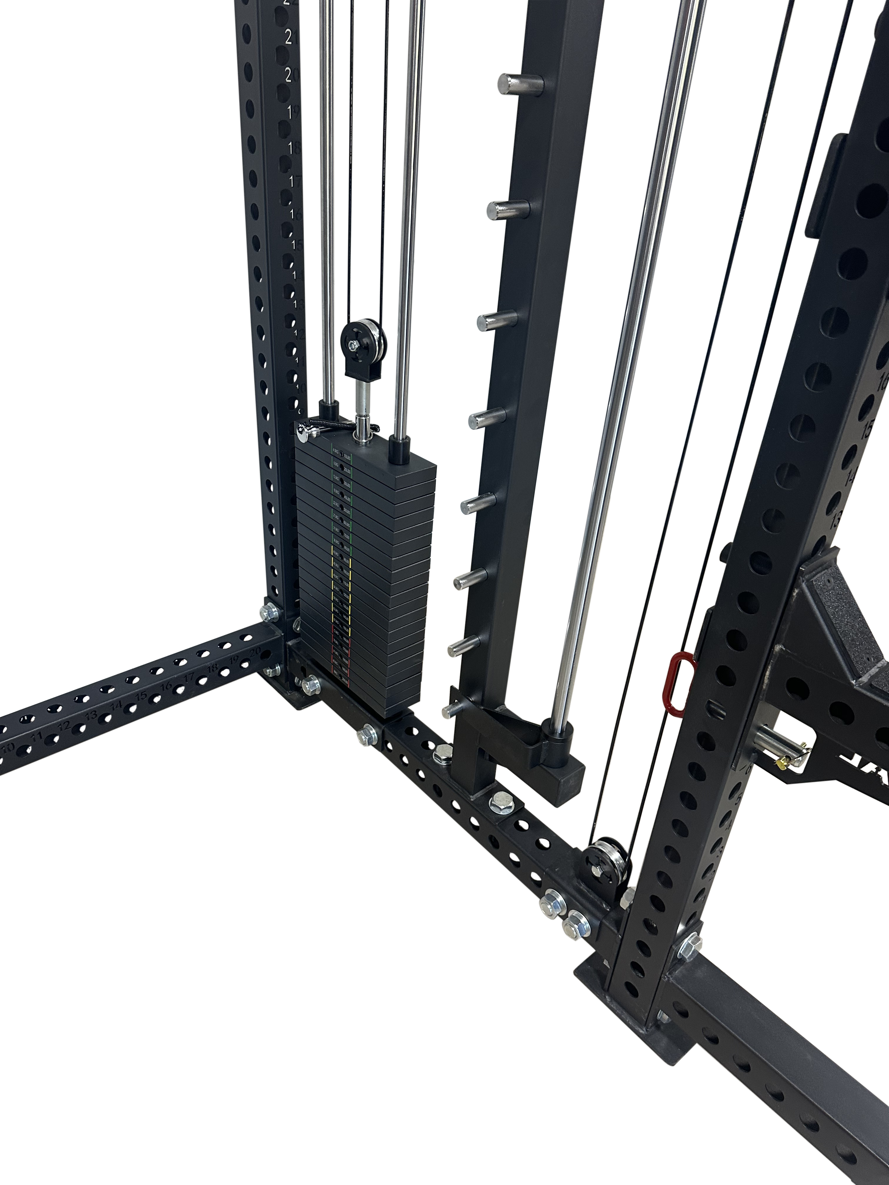 LETHAL-SFPR5-SMITH MACHINE FUNCTIONAL TRAINER ROWER RACK COMBO