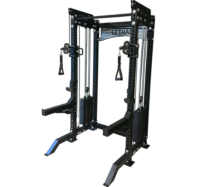 LETHAL-FTPR1-FUNCTIONAL TRAINER ROWER RACK COMBO
