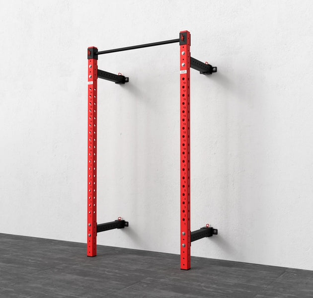 FOLD-BACK WALL-MOUNT RACK