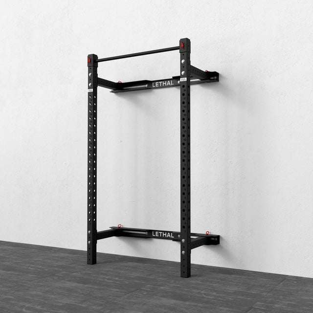 FOLD-BACK WALL-MOUNT RACK
