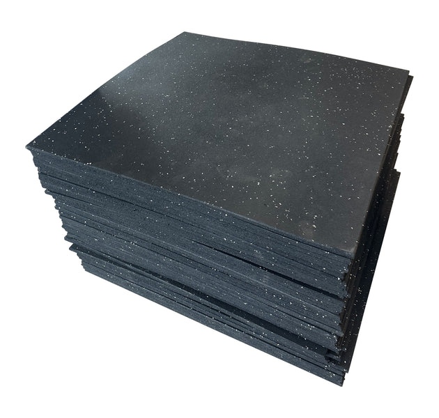 11 Square Foot Tile Rubber Mat 3 1/3' x 3 1/3' BUNDLE PACKS