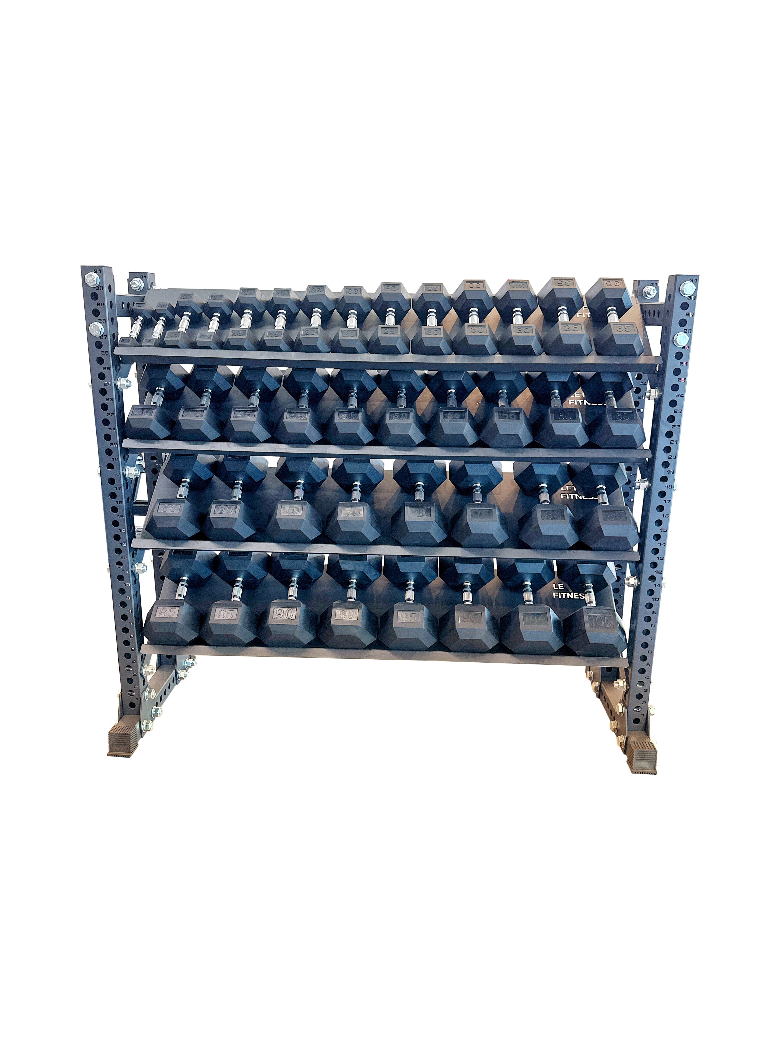 LETHAL FITNESS PLATINUM SERIES STORAGE RACK